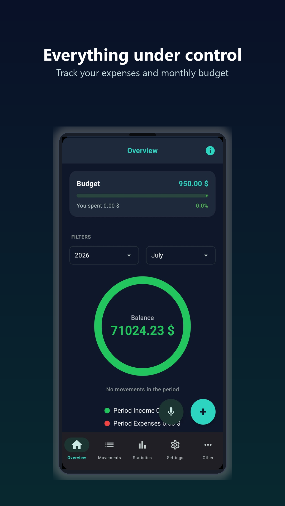 Voice Input Screen